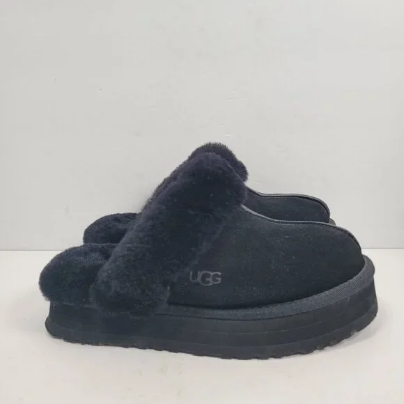 UGG Disquette Women's Black Slip on Slipper S/N 1122550 US Size 7 - Picture 1 of 8